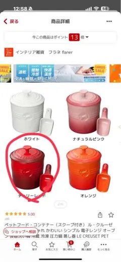 非売品・希少LE CREUSET ペット用 赤 高台付きフードボウル 2個セット 非売品・希少LE CREUSET ペット用 赤 高台付きフードボウル 2個