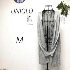 10705-3 ユニクロ UNIQLO ロングカーディガン ウール カシミヤ混