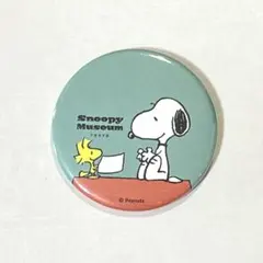 スヌーピーミュージアム缶バッジ スヌーピー　ウッドストック
