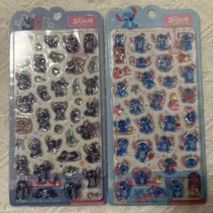 韓国限定　正規品　スティッチ　3Dシール　2枚セット　新品未使用
