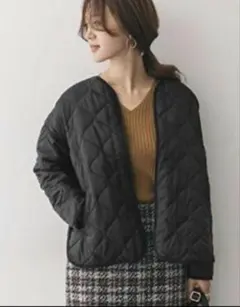 訳あり　URBAN RESEARCH DOORS キルトショートジップジャケット