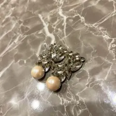 ゴージャス　パールピアス　大ぶり