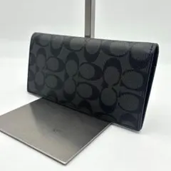 qumapi様専用　コーチ COACH 長財布 2つ折り財布 シグネチャー