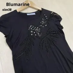 美品 イタリア製 Blumarine ブルマリン 透かし刺繍 カットソーのサムネイル