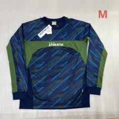 未使用　アスレタ グラフィックプラクティスシャツ　メンズ　ネイビー　M