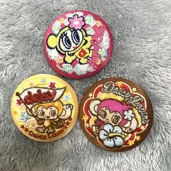 Daisy Lovers デイジーラバーズ 刺繍缶バッジ 3個セット
