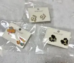 NOLICO キュートなピアス 3点セット