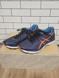ASICS GEL-KAYANO23　26.5cm　ブルー×オレンジ　シューズ
