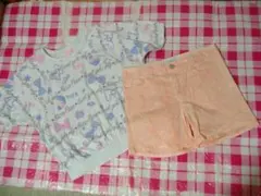 mezzo piano　Sサイズ　半袖TシャツUSED＋おまけ　140　150