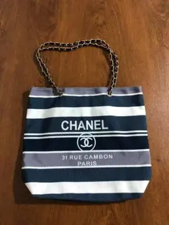 CHANEL ノベルティ チェーン トートバッグ~~a