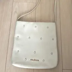 【匿名発送】axes femme/アクシーズファム ホワイト ショルダーバッグ