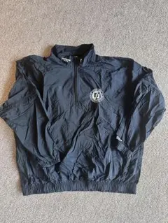 renoma golf ハーフジップ 黒 ナイロンジャケット M