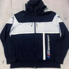 j32)BMW プーマ　モータースポーツパーカー　フードあり　M〜Lサイズ