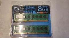 신품 미개봉 Winchip DDR3 メモリ 8GB PC3-10600