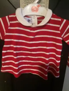 プチバトー 74センチ 長袖ラガーシャツ