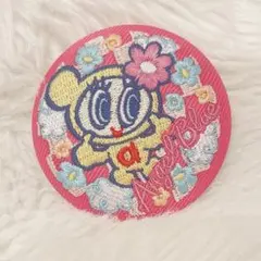 ナルミヤキャラクターズ 刺繍缶バッジビスケット エンジェルブルー ハナちゃん