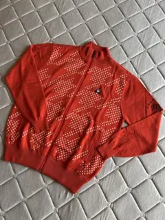 Le coq sportif GOLF ホワイトライン フルジップアップセーター