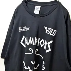デルタ シーザーズスポーツブックチャンピオンズ Tシャツ ブラックXL古着