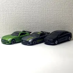 トミカ　メルセデスベンツ EQS、AMG GT R 3台セット
