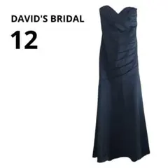 マーメイドドレス【12】ブラック DAVID'S BRIDAL パーティ