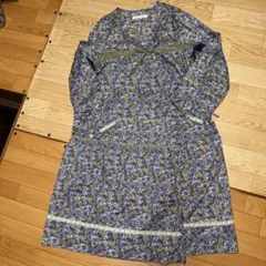 ADIEU TRISTESSE 花柄シャツワンピース