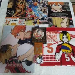 ハイキュー　孤爪研磨　オールスター缶バッジ　原作　バースデー　限定品　セット