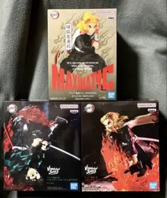 【新品未開封】鬼滅の刃 煉獄杏寿郎　竈門炭治郎　フィギュア３体セット