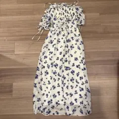 snidel フラワープリント キャミワンピース