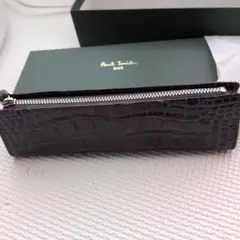 Paul Smith レザーペンケース コントラストジップ　 ペンケース　ポーチ