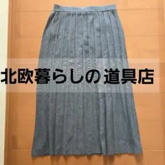 北欧暮らしの道具店ひらり、ときめくワザあり編み地のニットプリーツスカート