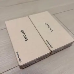 【新品未開封】arrows We3 F-52G 2色セット ブラック ホワイト