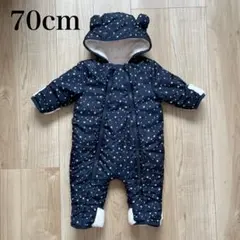 ベビー ジャンプスーツ スノーウェア カバーオール アウター 70 雪遊び