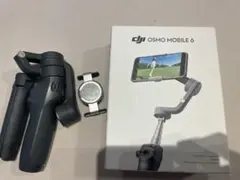 未使用】DJI Osmo Mobile 6 ＋ 補助ライト内蔵クランプ - メルカリ