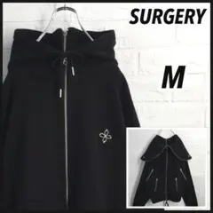 surgery ユニークデザイン ブラックパーカー - メルカリ