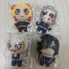 期間限定値下げ！　鬼滅の刃 キーチェーンマスコット4体セット