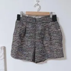 アーバンリサーチ　ツイード ショートパンツ　マルチカラー　ポリエステル100　Fのサムネイル