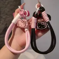 【新品未開封】 ハローキティ キーホルダー ブラック