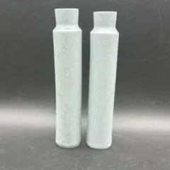 アンティーク】1940年代 統制陶器 水筒 白磁 花器 花瓶 ヴィンテージ