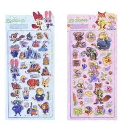 【正規品】ズートピア　ディズニー シール　2枚セット