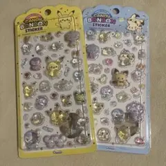 新品未開封 最新　ポケピース　3D立体シール　2枚セット