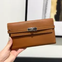 エルメス ベアンスフレ エプソン エトゥープ SV金具 K刻印 2025年製 
