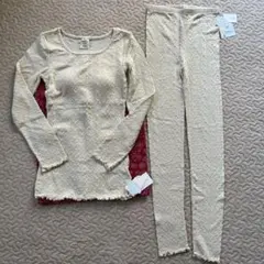 新品タグ付き　ジェラートピケ　上下セット