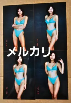 y*i様 レースクイーン 吉川ひとみ 生写真4枚セット⑪(ハガキサイズ