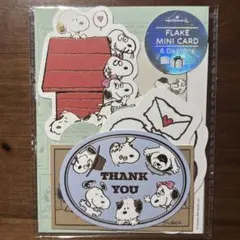 PEANUTS スヌーピー フレークミニカード FLAKE MINI CARDのサムネイル