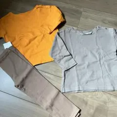 90 長袖ロンT リブレギンス　3点セット