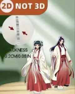 薬屋のひとりごと　アクリルスタンド　猫猫と壬氏　2個セット