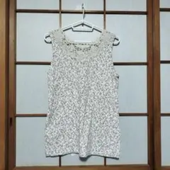 森ガール　ナチュラル系　レースノースリーブのサムネイル