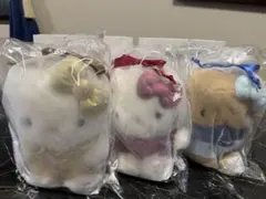 カハラリゾート×エクシブ限定非売品　ハローキティ　ぬいぐるみ　3個セット