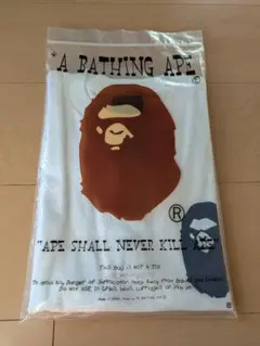 A BATHING APE 半袖 Tシャツ ホワイト Lサイズ 青タグ(初期) - メルカリ
