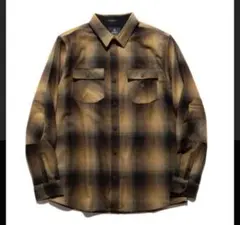 未使用　ROARK REVIVAL 長袖 ネルシャツ チェック柄　オンブレのサムネイル